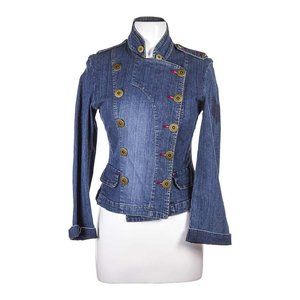 Village Jeans Denim Jackets MED Blue